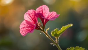 ゼラニウムの花