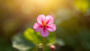 ゼラニウムの花